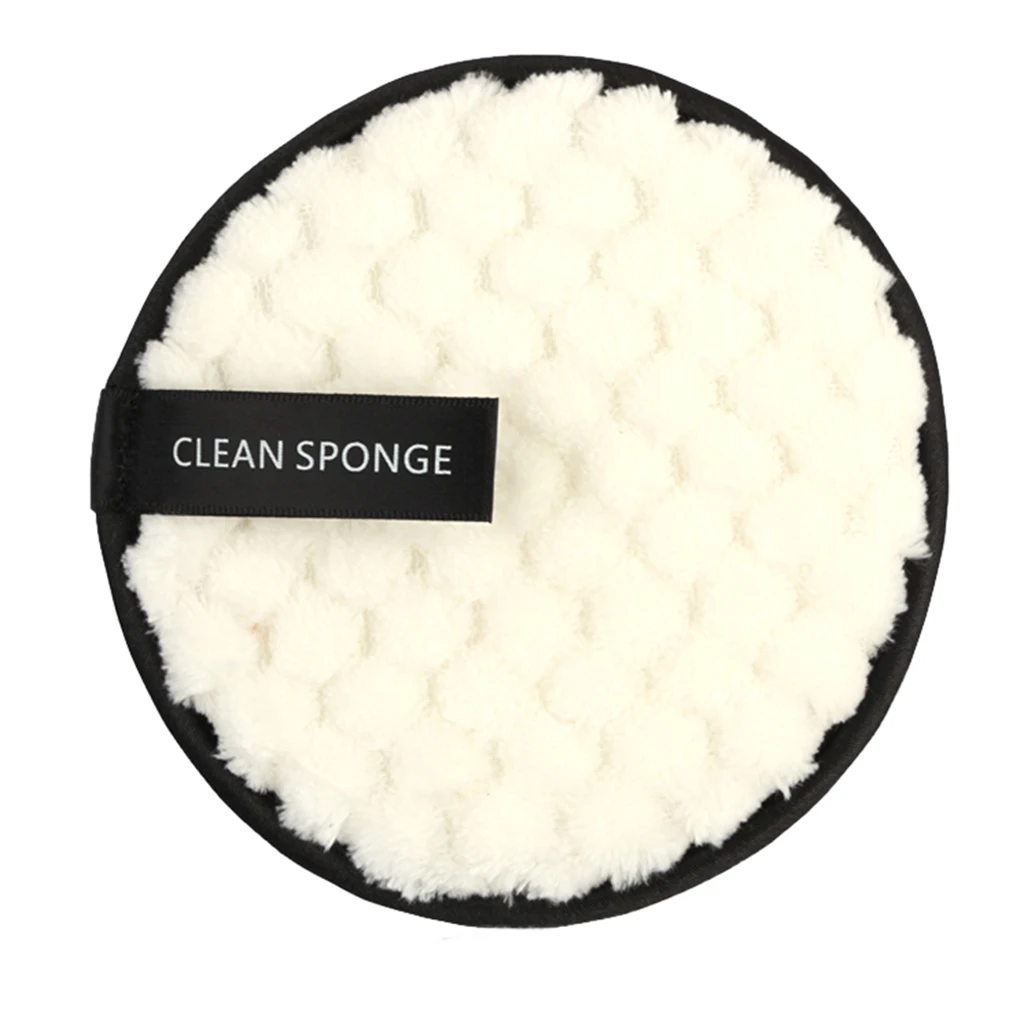 Face makeup puff Skin Care Facial Clean Wash Puff Face Sponge Cleansing Pads with Hang String Soft Material Face Puff