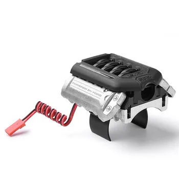 

Engine Simulate Radiator for 1/10 RC Crawler Car TRAXXAS TRX-4 Built-in 13000 rpm High Speed Dual Fan