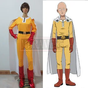 ONE PUNCH-MAN Saitama Cosplay Costume Fighting Uniform Japan Anime Custom Made Any Size