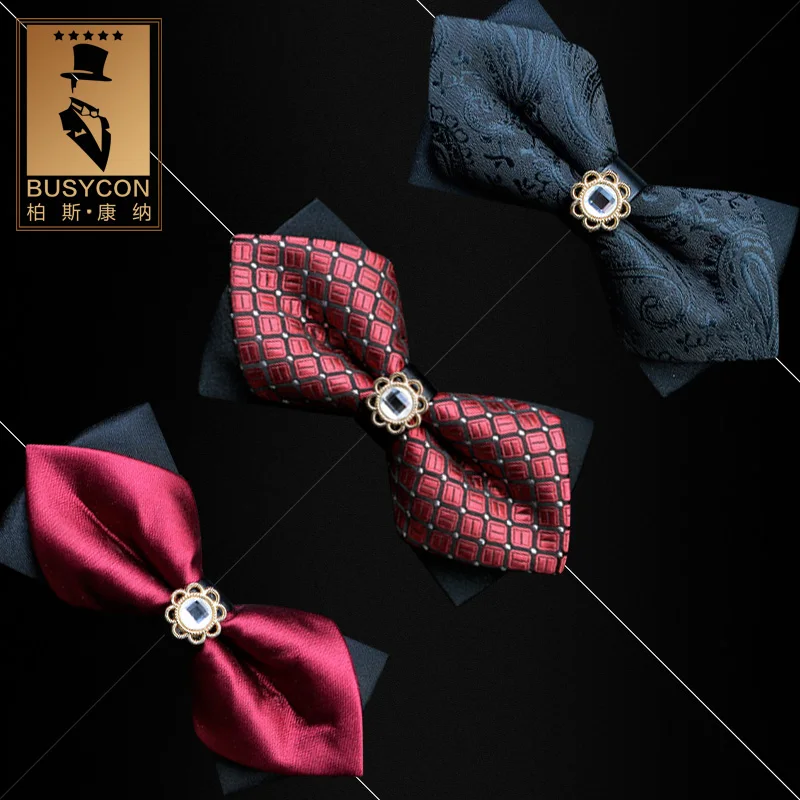 Mariage галстук-бабочка галстук с узором "огурцы" Цветочные Галстуки для мужчин