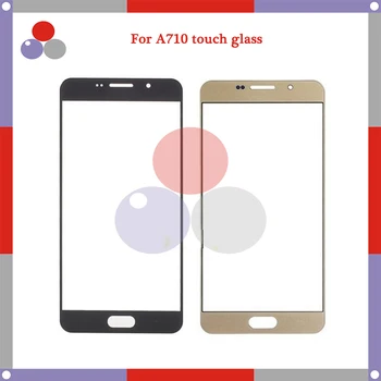 

10pcs/lot High Quality For Samsung Galaxy A7 2016 A710 A710F Touch Panel Glass Front Glass Lens Screen