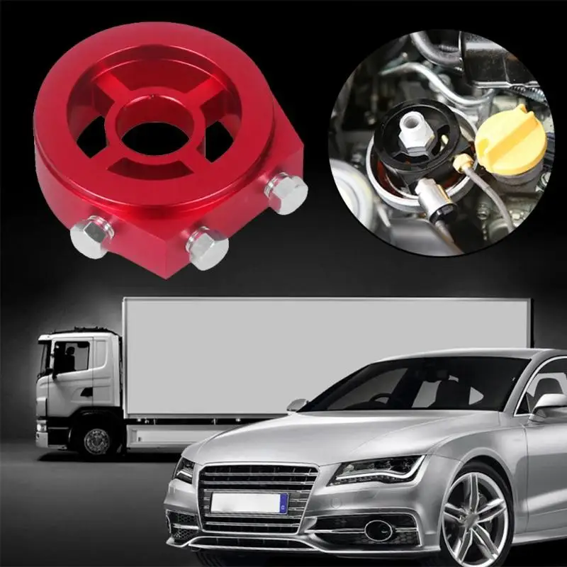 

VODOOL M20 X 1.5 1/8" NPT Aluminum Universal Car Oil Temp Oil Pressure Gauge Cooling Filter Sandwich Plate Adapter Accessory Kit