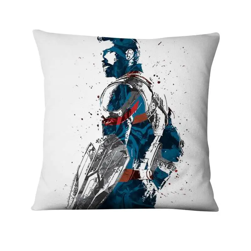 Мститель Лига Marvel супергерой напечатаны Декоративные Чехлы для подушек украшение для домашних подушек диван диванные подушки 45*45 см - Цвет: 9