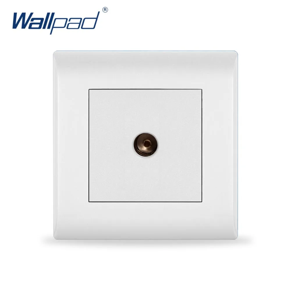 

2018 New Arrival TV Socket Wallpad Luxury White Wall Light Switch AC110~250V UK/EU Standard