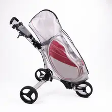 THINKTHENDO 1 Pc Golf Bag Rain Cover PVC Transparent Waterproof Ball Poncho Bag Poncho Golf Equipment