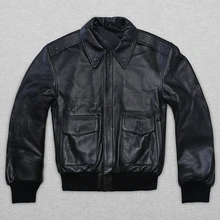 Новинка, мужская куртка из натуральной кожи, повседневная, толстая, Воловья кожа, свободные, большие размеры, S-XXL, Россия, зимние пальто