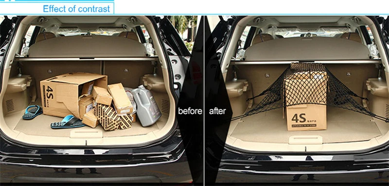 Автомобиль-Стайлинг багажник струнная сетка для хранения сумка для Kia Ceed Mohave OPTIMA Carens Borrego CADENZA Picanto SHUMA
