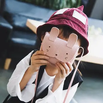 

Kids Rabbit Mini Messenger Bag Baby Girls Shoulder Bag Fashion Pink Coin Purse Crossbody Bags for Cute Girls Shopping Bags Z95
