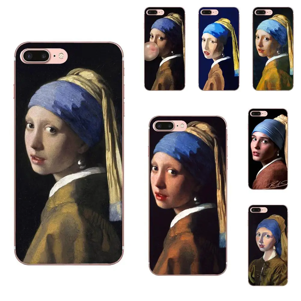 

Girl With A Pearl Earring Vermeer Newest Phone Cases For Galaxy J1 J2 J3 J330 J4 J5 J6 J7 J730 J8 2015 2016 2017 2018 mini Pro
