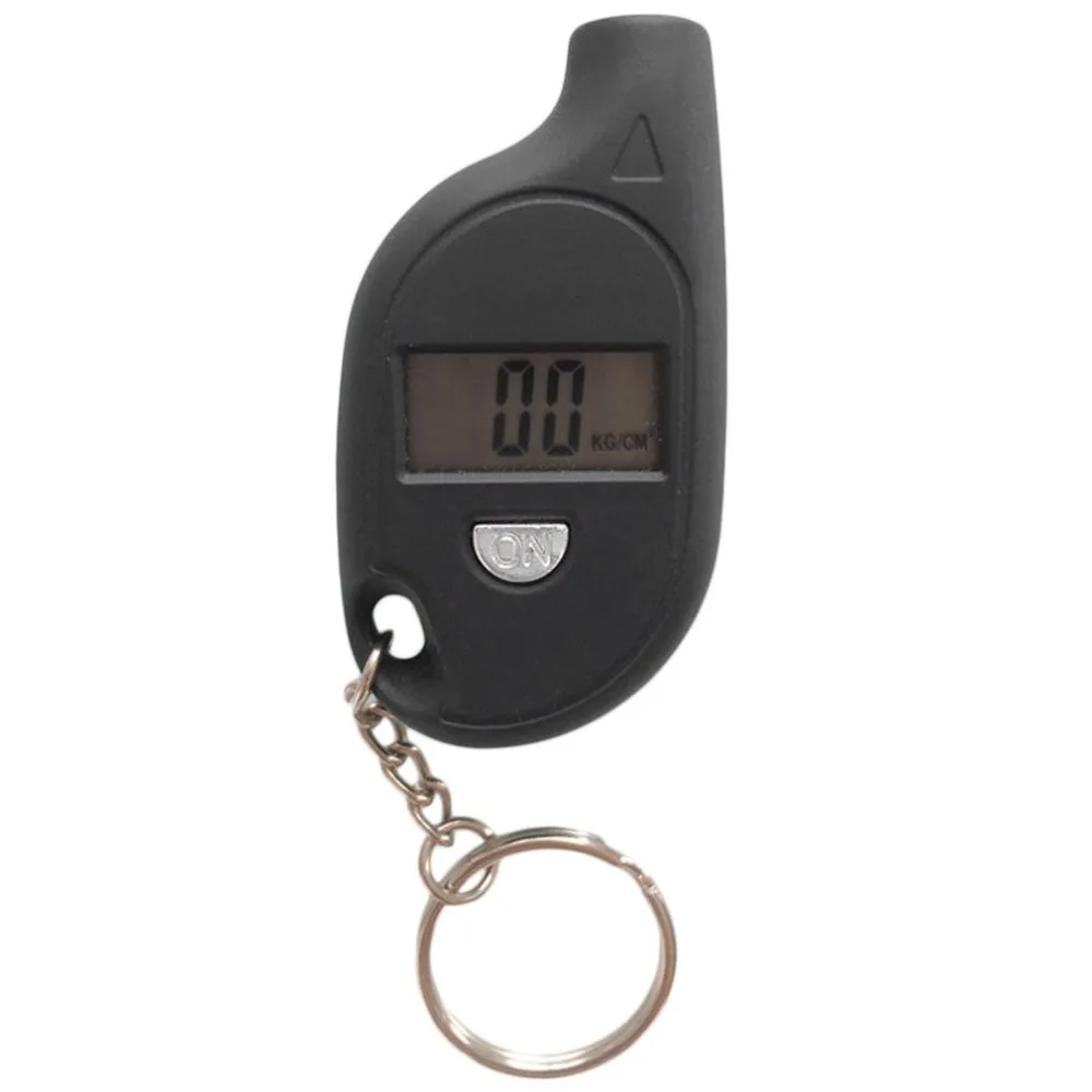 Tire pressure gauge Portable Mini keychain Style PSI, Kpa, Bar Pressure Gauge Tire air pressure test Meter digital display