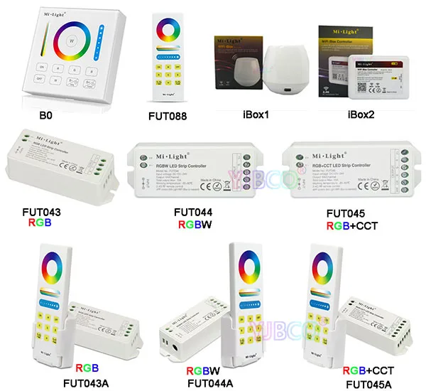 Miboxer 2,4G беспроводной пульт дистанционного управления RGB/RGBW/RGB+ CCT контроллер светодиодной ленты wifi умная панель выключить светильник DC12V-24V