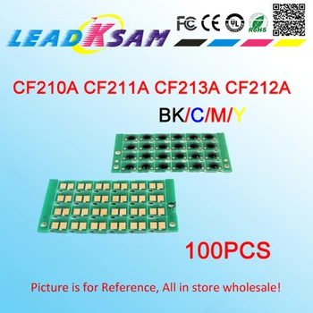 

100pcs toner chip for CF210A CF211A CF213A CF212A replace for LaserJet 200 Color M251b/M276b