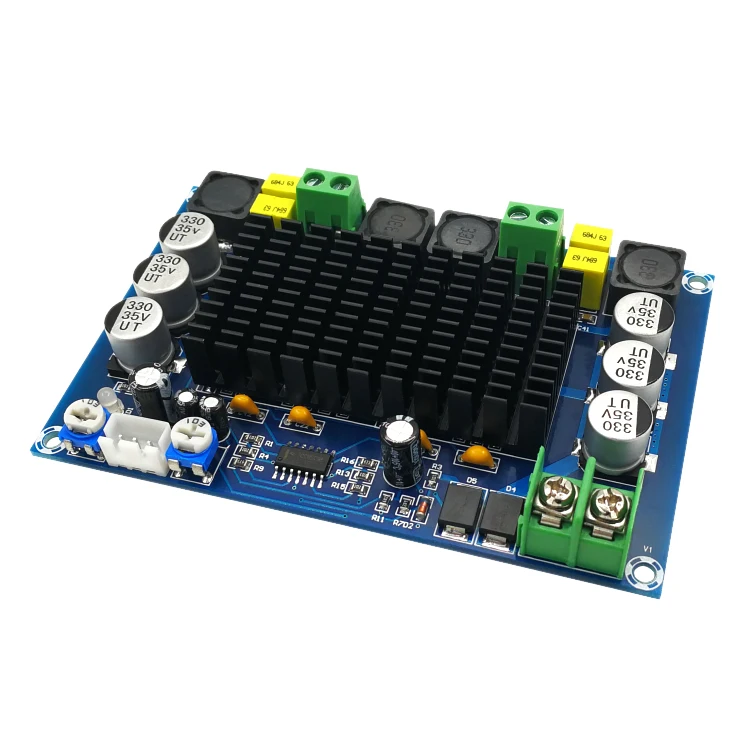 

150W x 2 XH-M569 TPA3116D2 two chip dual channel preamplifier high power digital amplifier board
