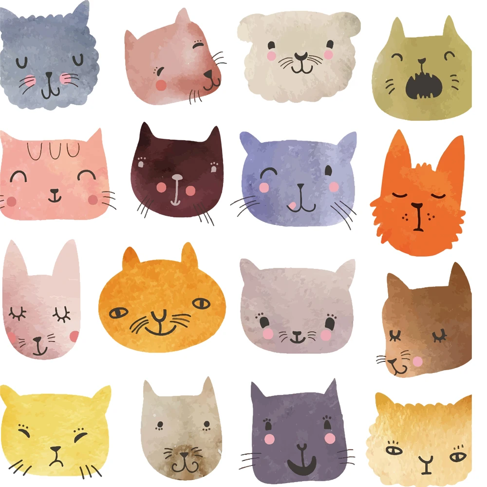 

Cute Cartoon animals Patches Heat Transfer Iron On Patch A-level Washable Clothes Stickers Easy Print By Household Irons