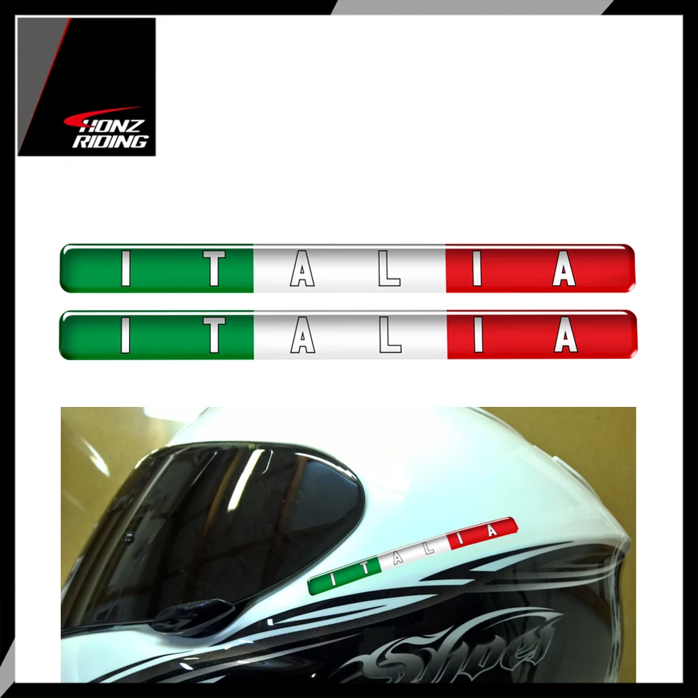 Для Piaggio Vespa наклейка для Agv Shoei шлем мотоцикла Танк наклейки Италия флаг Italia