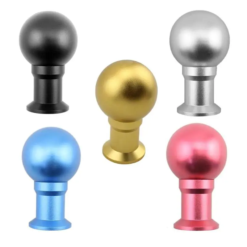 Universal de aluminio del coche Gear Shift Knob Ball cabeza Manual Bola Cambio Original transmisión vehículo Auto parte Universal de aluminio del coche Gear Shift Knob Ball cabeza Manual Bola Cambio Original transmisión vehículo Auto parte