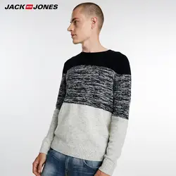 Jack Jones Новый Модный повседневный с круглым вырезом полушерстяной пуловер вязаный свитер мужской | 218324531