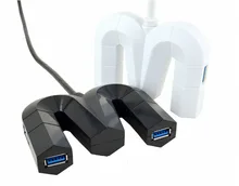 4 порта USB 3,0 концентратор Высокоскоростной разветвитель для компьютера ноутбук ПК Mac для MacBook Usb кабель компьютерные аксессуары