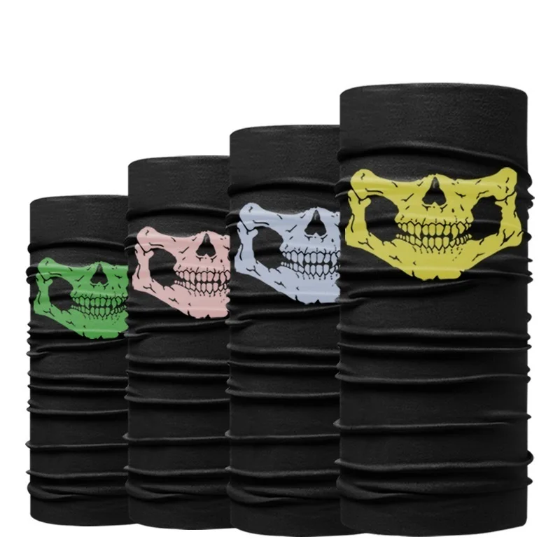 New Halloween Skull Bandana Neck Face Mask Headscarf Tubular