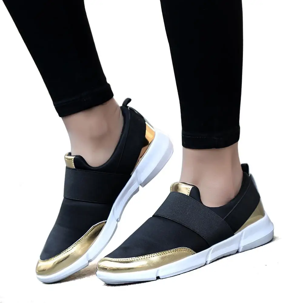 

2018 brand mesh breathable Summer shoes women loafers Slip on casual Shoes ultralight flats shoes New zapatillas shoes size35-42