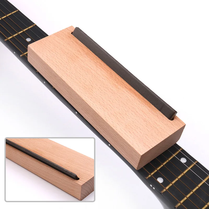

Newly Maple Wood Block Guitar Tool 153mm Chamfering Fine Grind Cutting Edge Tools BFE88