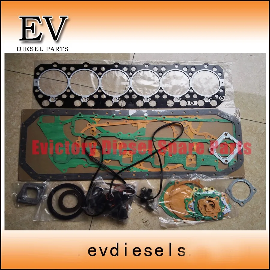 12 Valves UD FE6T FE6TA full cylinder head gasket kit piston ring main