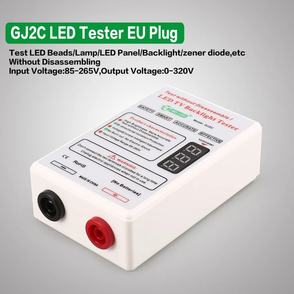 

GJ2C Voltage LED LCD TV Screen Backlight Tester Meter Lamp Strip Bead Light Board Test Repair Tool Output 0~320V EU Plug