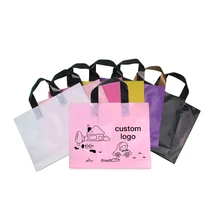 38x30+ 8 см 500 шт напечатанный на заказ флексилоп полиэтиленовый пакет для одежды