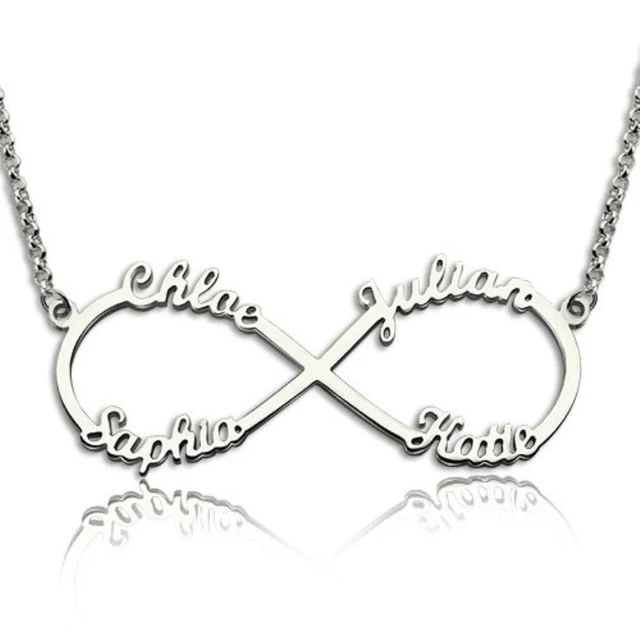 personalized necklace 925 sterling silver russian arabic name