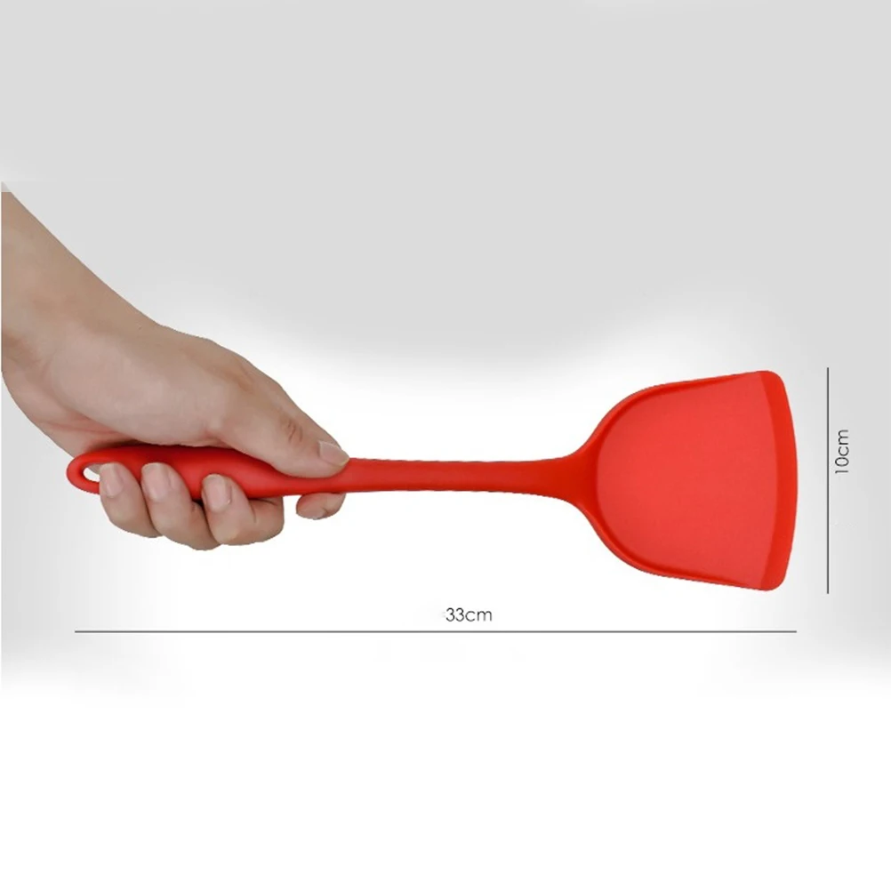 1 шт. длинная антипригарная термостойкая бесшовная силиконовая лопаточка Тернер для кухонного ресторана