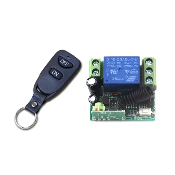 

New Mini Sizes 1CH ON/OFF Relay Switch DC12V RF Wireless Remote Control Switch System Transmitter and Receiver High Quality