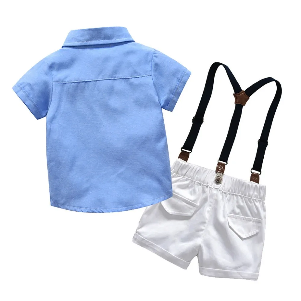 Летняя одежда для новорожденных мальчиков; футболка с галстуком-бабочкой в джентльменском стиле; топы+ шорты; комбинезоны; одежда carters для маленьких мальчиков; erkek bebek giyim