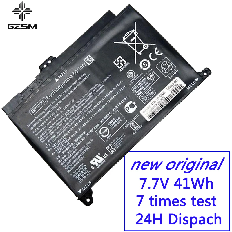 

GZSM laptop battery BP02XL For HP Pavilion 15 849569-421 849569-541 battery for laptop 849569-542 849569-543 battery laptop