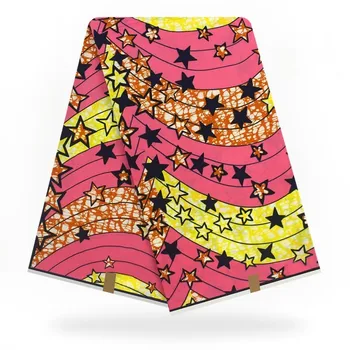 

Beautiful Circles Pattern Cheap Wax Veritable Brocade Fabric Latest African Pagne Veritable Wax Prints Nigerian Ankara Fabric