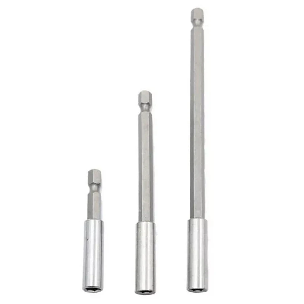 

1/4inch Quick Release Magnetic Holder Power Rod Accessory Screwdriver Bar Extension Bit Hand Tool Hex 60/100/150mm