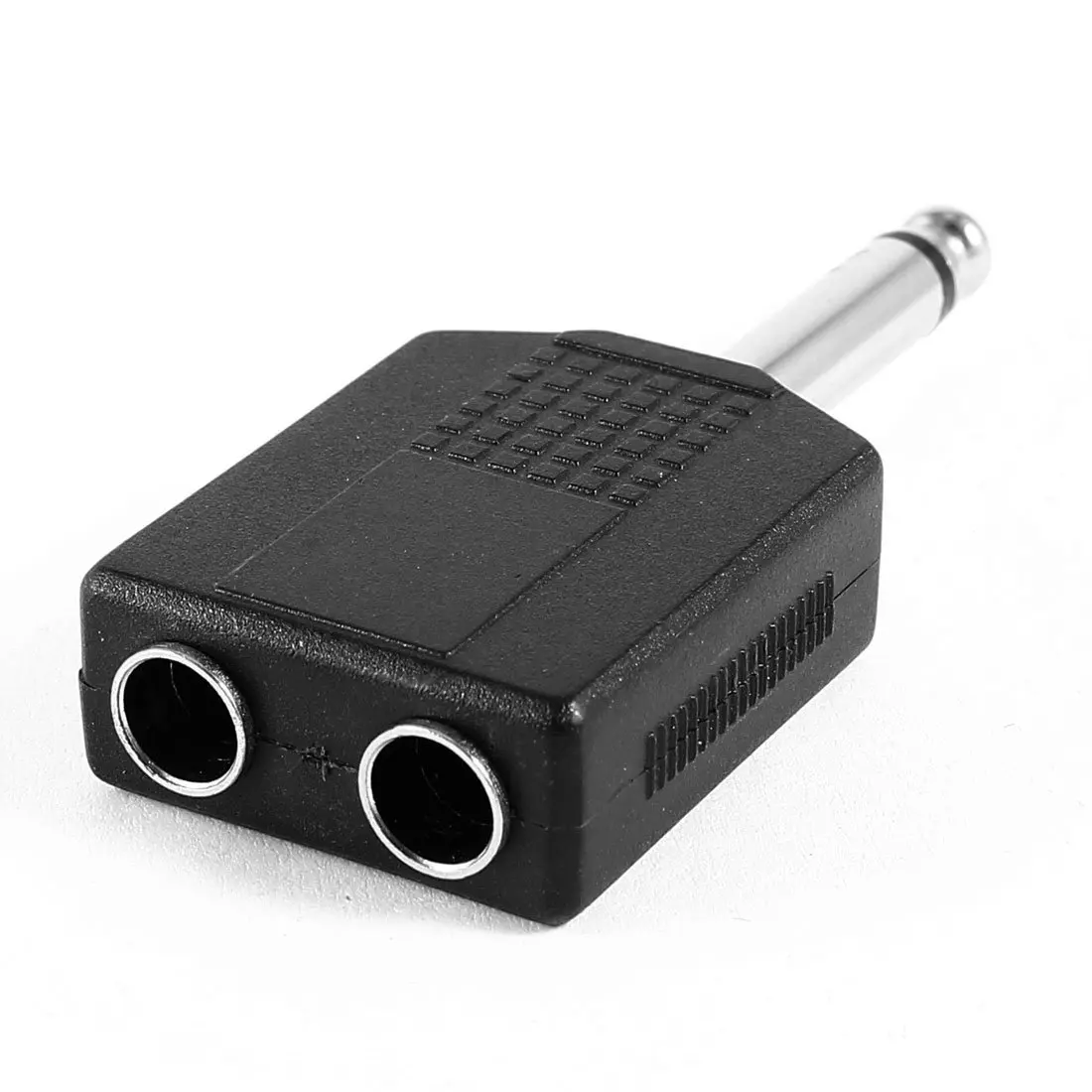 

Black 6.35 1/4" Male to Dual Female Mono Y Cord PA Audio Cable Adapter
