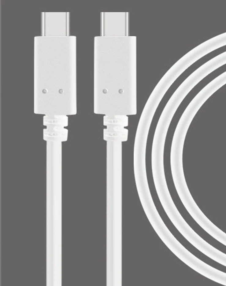Кабель usb type C 3,1 Для USB C gen 2 3A 60W с питанием PD Быстрая зарядка 4 QC4/3,0 Быстрая зарядка данных для macbook Google Pixel - Цвет: Белый