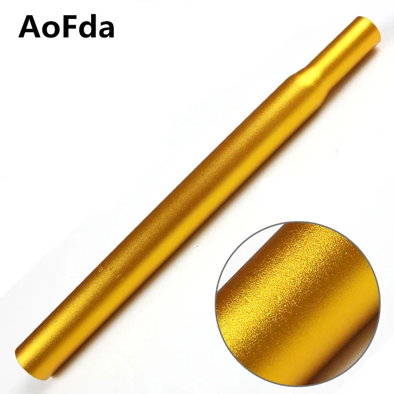

mountain car Aluminum alloy shrink head tube 25.4/27.2MM x250/300/400/450MM pillars bike seat tube Bicycle Seat Post