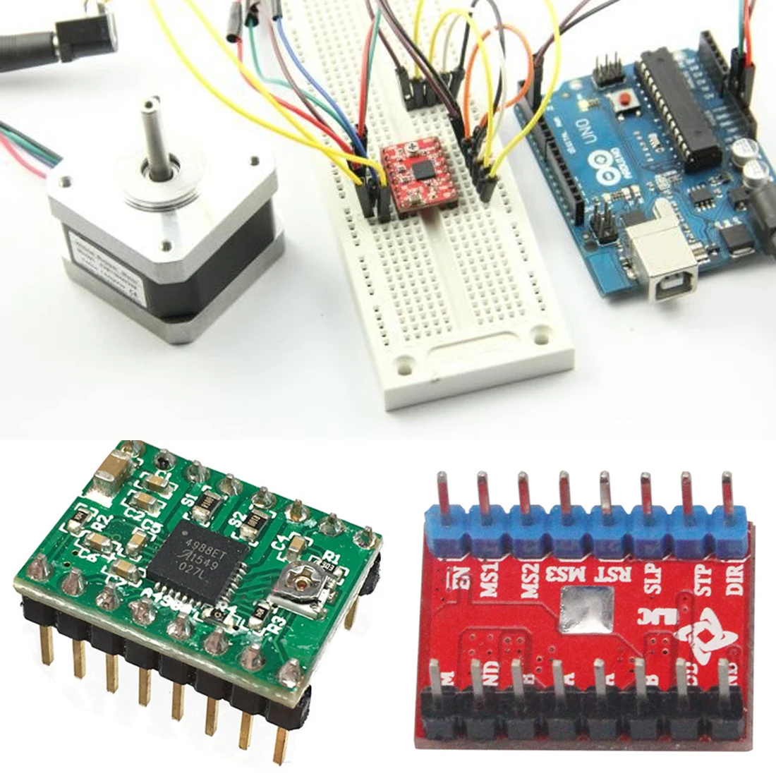 

Etmakit 3D Printer Parts Accessory Reprap pololu A4988 Stepper Motor Driver Module with Heatsink for ramps 1.4