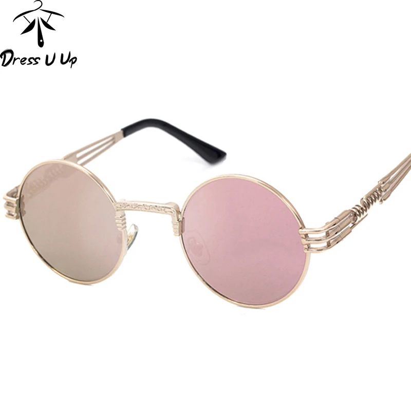 Очки солнцезащитные мужские/женские круглые в стиле ретро|sunglasses women men|round sunglasses