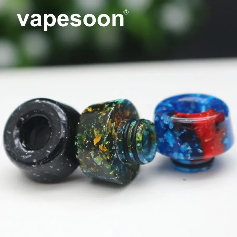 Дрип тип VapeSoon Resin 510 мундштук с широким отверстием для вейпа дрип резьбы RTA RDTA танк