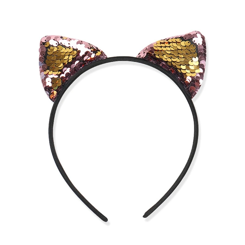 Модная Милая повязка на голову для девочек с кошачьими ушками и лисьими ушками из длинного меха; Карнавальный костюм для костюмированной вечеринки в стиле аниме