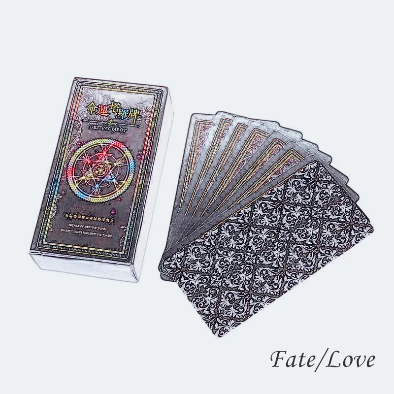 

1Set Rider-Waite Tarot Cards Deck Fate Love Box Packaging Mysterious Divination Astrology Board Game Accessories
