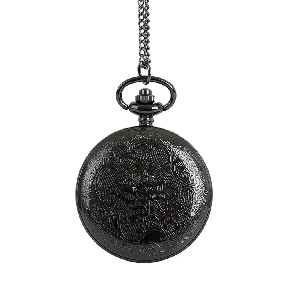 Цепочка ретро римские цифры карманные часы ожерелье для Дедушки папы подарок reloj de bolsillo reloj enfermera relgio
