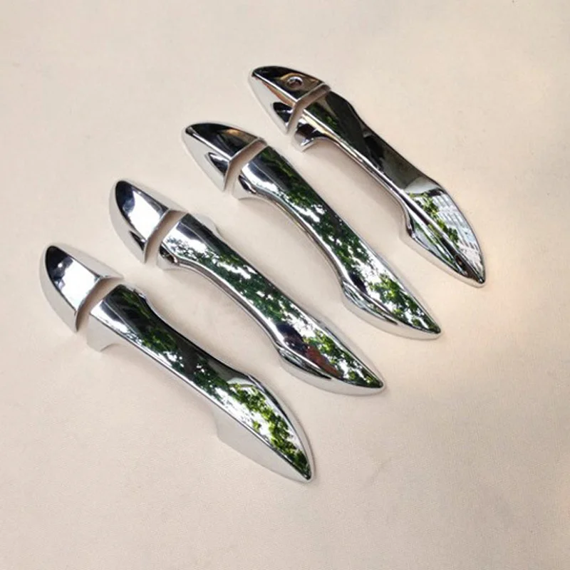 

Free Shipping High Quality ABS Chrome Door Handles Cover Door Handles Protect Door Handle Bowl Cover For Toyota Levin/Corolla