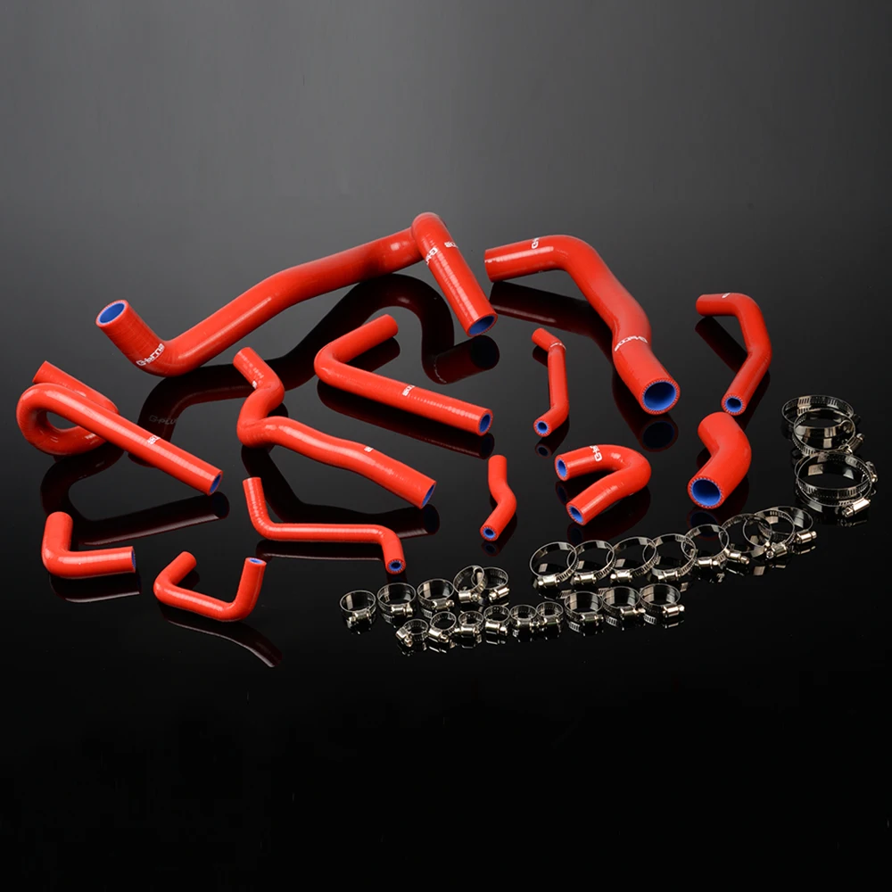 Silicone Radiator Heater Hose Kit For HONDA CIVIC FD2 K20A 2.0L TYPE R