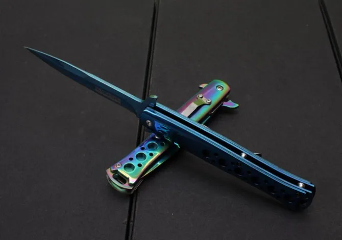 Trskt меч Флиппер Складной нож 440c Лезвие подарок карманный спасательный Охотничий Нож Edc Открытый инструмент Прямая
