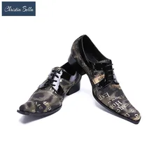 Christia Bella Homens Oxfords Sapatos De Luxo Vestido De Casamento Italiano Homens Sapatos de Couro Genuíno Do Dedo Do Pé Quadrado Sapatos Formais Mocassin Homme