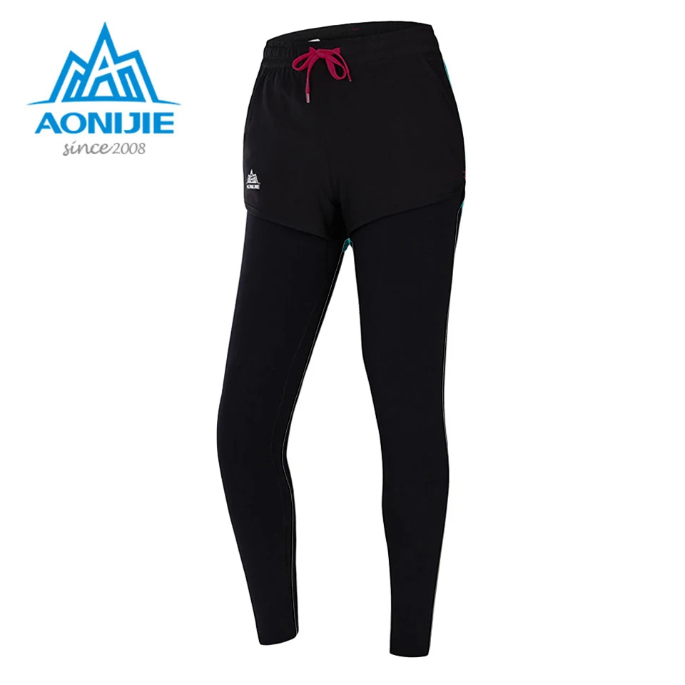 AONIJIE frauen Laufhose Sport Sport Schnell Trocknend Atmungsaktive Radfahren Gym Übung Strumpfhosen Jogging Training Hosen