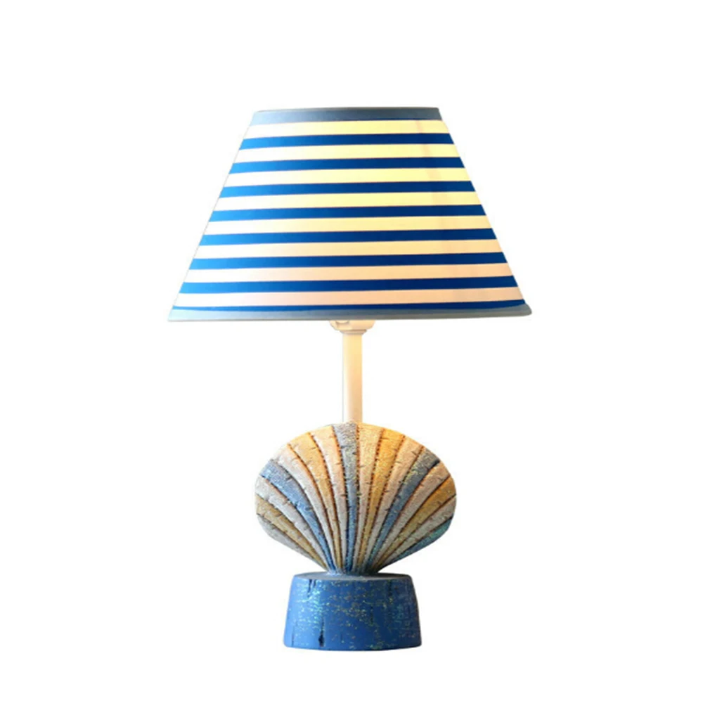 

Nordic Fashion Mediterranean Children Room Kids Led Table Lamp E14 110V-220V Led Desk Lamp Switch Button Reading Bed Light